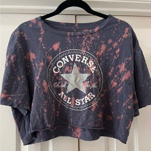 Converse Bleached Out Crop Top